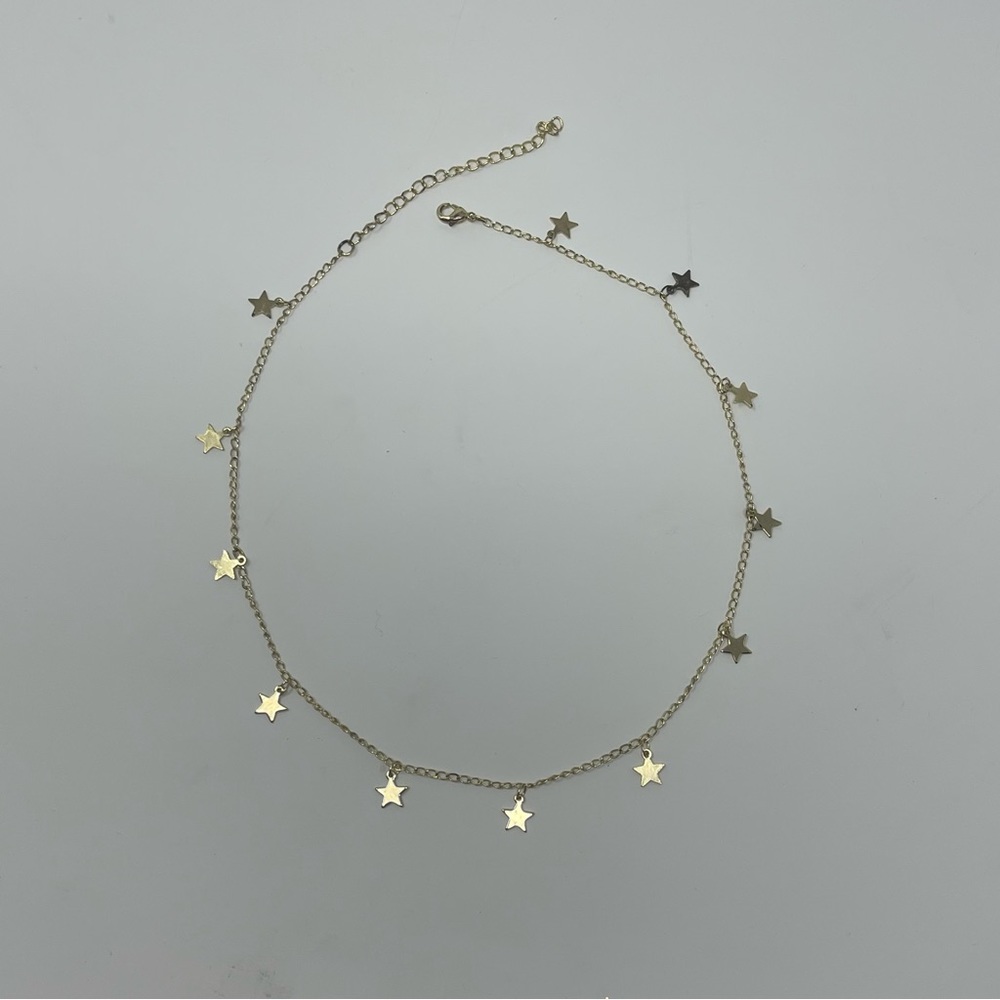 brandy melville gold stars necklace - Picture 1 of 3
